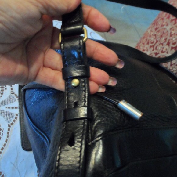 Rag & Bone Mini Pilot Black Leather Backpack - Picture 10 of 16